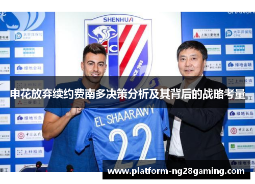 申花放弃续约费南多决策分析及其背后的战略考量